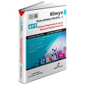 AYT Kimya Konu Anlatım Modülü Kimyasal Tepkimelerde Denge-Aydın Yayınları