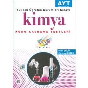 AYT Kimya Konu Kavrama Testleri Soru Bankası-FDD Yayınları