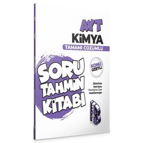 AYT Kimya Konu Özetli ve Tamamı Çözümlü Soru Tahmin Kitabı