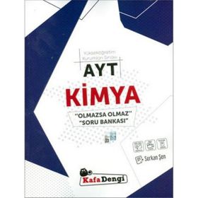 AYT Kimya Olmazsa Olmaz Soru Bankası Video Çözümlü - Kafa Dengi Yayınları