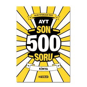 AYT Kimya Son 500 Soru Hız Yayınları