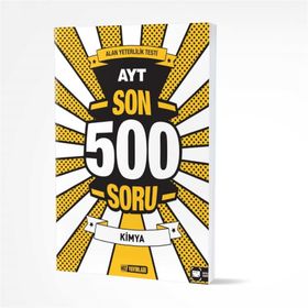 AYT Kimya Son 500 Soru Hız Yayınları