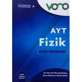 AYT Kimya Soru Bankası Vono Yayınları