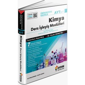 AYT Kimya Tamamı Video Çözümlü Ders İşleyiş Modülleri-Aydın Yayınları