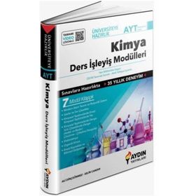 AYT Kimya Tamamı Video Çözümlü Ders İşleyiş Modülleri-Aydın Yayınları