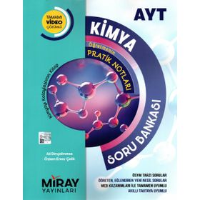 AYT Kimya Tamamı Video Çözümlü Soru Bankası-Miray Yayınları