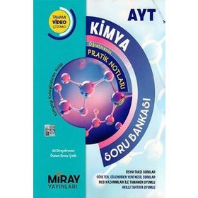 AYT Kimya Tamamı Video Çözümlü Soru Bankası-Miray Yayınları