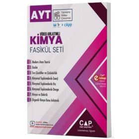 AYT Kimya Video Anlatımlı Fasikül Seti Çap Yayınları