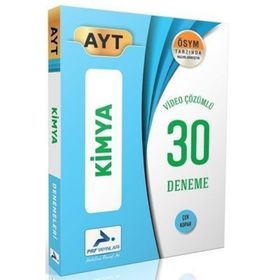 AYT Kimya Video Çözümlü 30 Deneme Paraf Yayınları