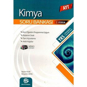 AYT Kimya Video Çözümlü Soru Bankası - Bilgi Sarmal Yayınları
