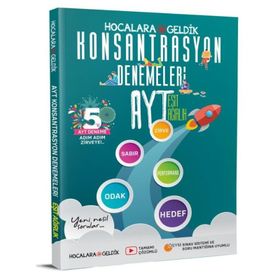 AYT Konsantrasyon Denemeleri Eşit Ağırlık 5 li Tamamı Çözümlü-Hocalara Geldik