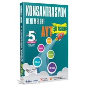 AYT Konsantrasyon Denemeleri Eşit Ağırlık 5 li Tamamı Çözümlü-Hocalara Geldik
