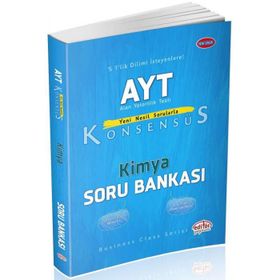 AYT Konsensüs Kimya Soru Bankası Editör Yayınları