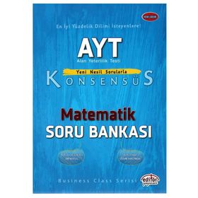 AYT Konsensüs Matematik Soru Bankası Editör Yayınları