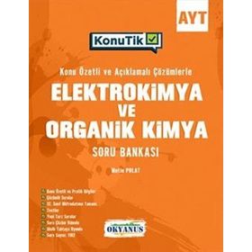 AYT KonuTik Elektrokimya ve Organik Kimya Soru Bankası-Okyanus Yayınları