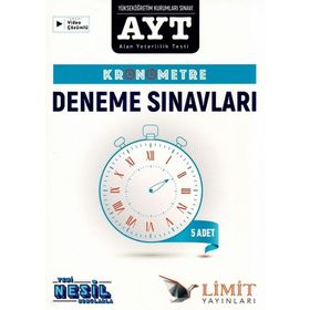 AYT Kronometre Deneme Sınavları Limit Yayınları