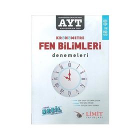 AYT Kronometre Fen Bilimleri 15x40 Deneme Limit Yayınları