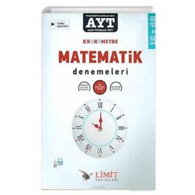 Ayt Kronometre Matematik 15*40 Denemeleri Limit Yayınları
