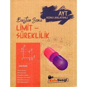AYT Limit Süreklilik Baştan Sona Konu Anlatımlı-Kafa Dengi Yayınları