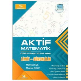 AYT Matematik 0dan Başlayanlara Limit Süreklilik - Aktif Eğitim Yayınları