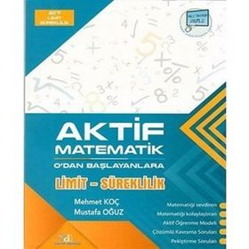 AYT Matematik 0dan Başlayanlara Limit Süreklilik - Aktif Eğitim Yayınları