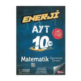 AYT Matematik 10x40 Deneme Sınavı İlk Dönem -Palme Yayınevi