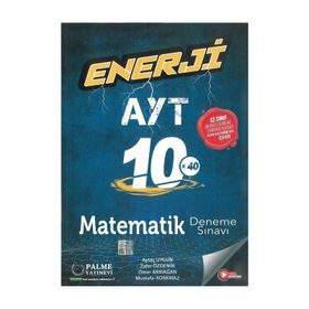 AYT Matematik 10x40 Deneme Sınavı İlk Dönem -Palme Yayınevi