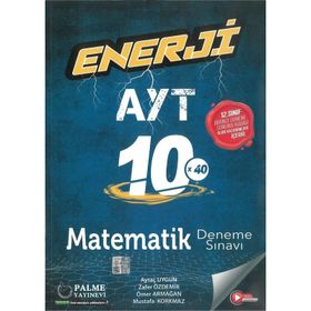AYT Matematik 10x40 Deneme Sınavı İlk Dönem -Palme Yayınevi