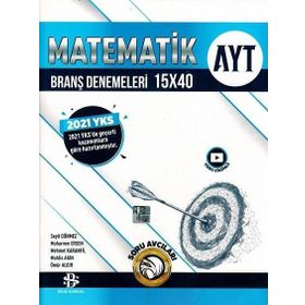 AYT Matematik 15 x 40 Branş Denemeleri - Bilgi Sarmal Yayınları