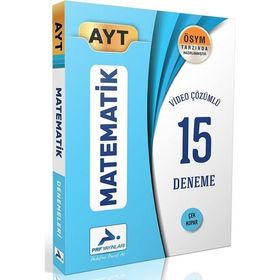 AYT Matematik 15li Deneme Paraf Yayınları