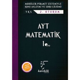 AYT Matematik 1Kitap YKS 2Oturum Karekök Eğitim Yayın - Kolektif