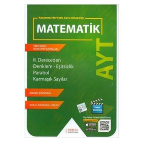 AYT Matematik 2. Dereceden Denklemler Eşitsizlik Parabol-Derece Yayınları