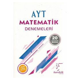 AYT Matematik 20 Deneme Sınavı Nitelik Yayınları 2020