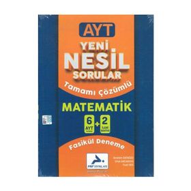 AYT Matematik 6+2 Deneme Sınavı Paraf Yayınları