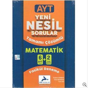AYT Matematik 6+2 Deneme Sınavı Paraf Yayınları