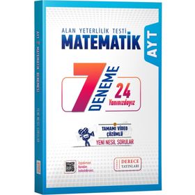 AYT Matematik 7 Deneme-Sonuç Derece Yayınları