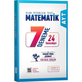 AYT Matematik 7 Deneme-Sonuç Derece Yayınları