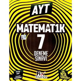 AYT Matematik 7 Denemeleri-Fix Yayınları