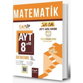 AYT Matematik 8 X 40 Up Deneme 2023 Özel Baskı - Çap Yayınları