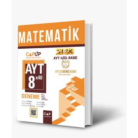 AYT Matematik 8 X 40 Up Deneme 2023 Özel Baskı - Çap Yayınları