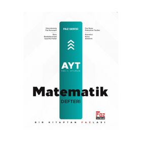 AYT Matematik Defteri - Faz Yayınları
