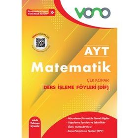 Ayt Matematik Ders İşleme Föyleri-Vono Yayınları