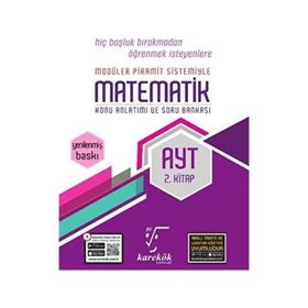 AYT Matematik Konu Anlatımlı Soru Bankası 2. Kitap Karekök Yayınları