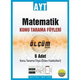 AYT Matematik Konu Tarama Föyleri Ölçüm Serisi 6 Fasikül-Pano Yayınları
