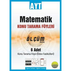 AYT Matematik Konu Tarama Föyleri Ölçüm Serisi 6 Fasikül-Pano Yayınları