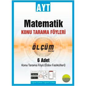 AYT Matematik Konu Tarama Föyleri Ölçüm Serisi 6 Fasikül-Pano Yayınları