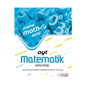 AYT Matematik Math-e Serisi Konu Anlatımı Palme Yayınları