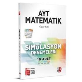 AYT Matematik Onlu Simülasyon Denemeleri Video Çözümlü 3D Yayınları