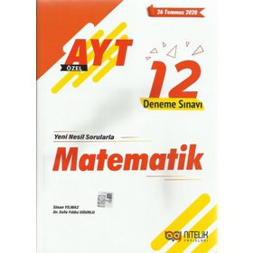 AYT Matematik Özel 12 Deneme Sınavı Kollektif Nitelik Yayınları