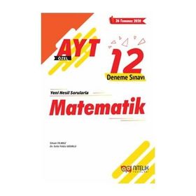 AYT Matematik Özel 12 Deneme Sınavı Kollektif Nitelik Yayınları